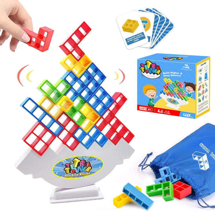 Tetra Balancing Stacking Tower Toys
