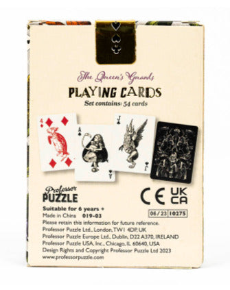 The Queen’s Guards Playing Cards - Alice in Wonderland Deck