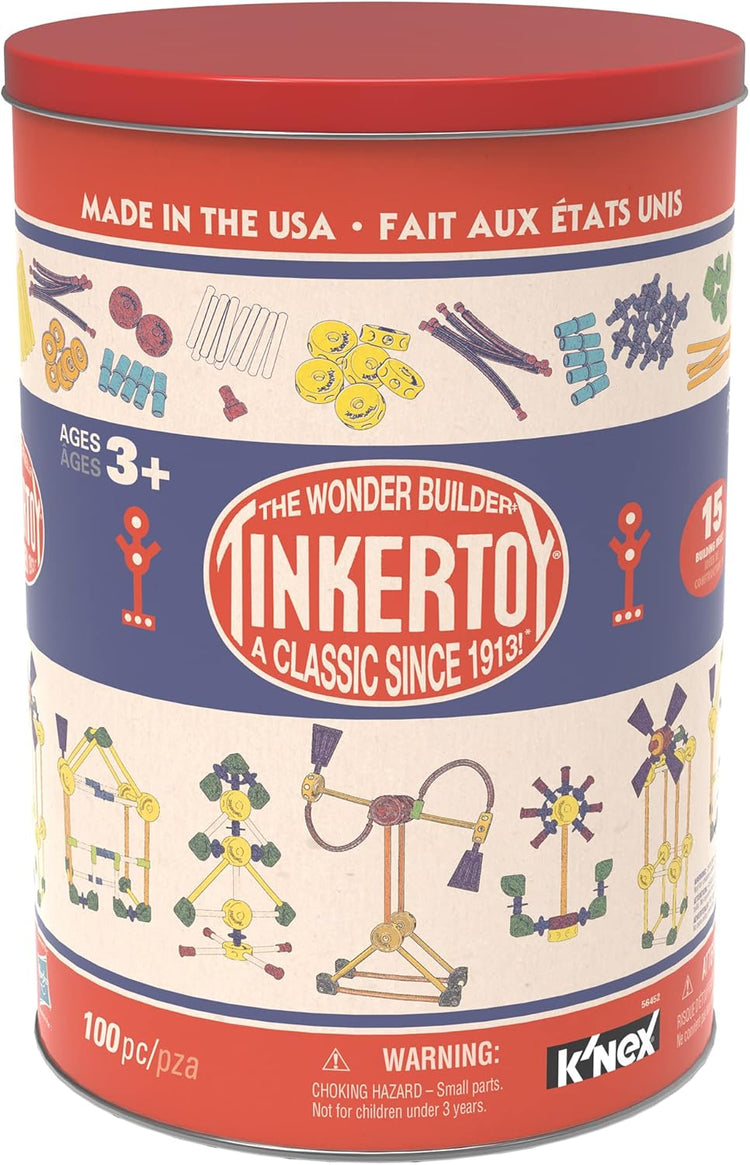 TINKERTOY - Retro Building Tin