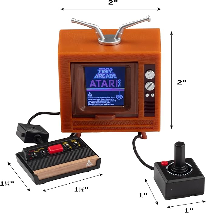Tiny Arcade Atari 2600 3.5" Mini Retro Game