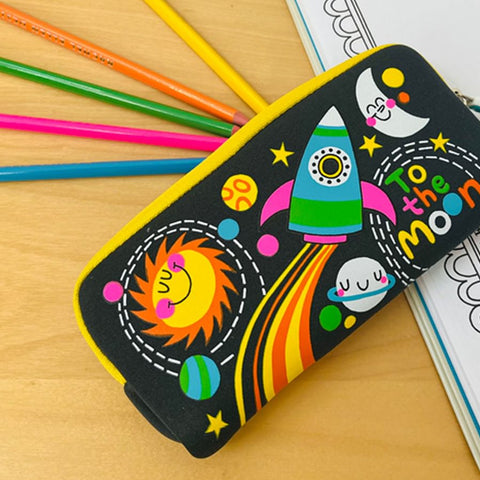 To The Moon - Space Pencil Case