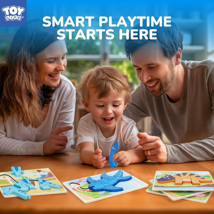 TOY Life Toddler Dinosaur Puzzles