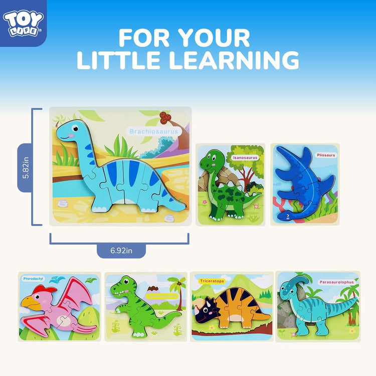 TOY Life Toddler Dinosaur Puzzles