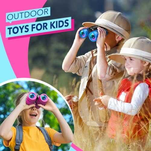 LET'S GO! Kids Binoculars for Outdoor Play