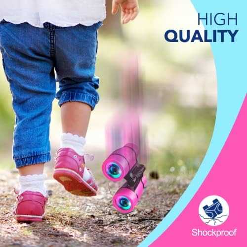 LET'S GO! Kids Binoculars for Outdoor Play