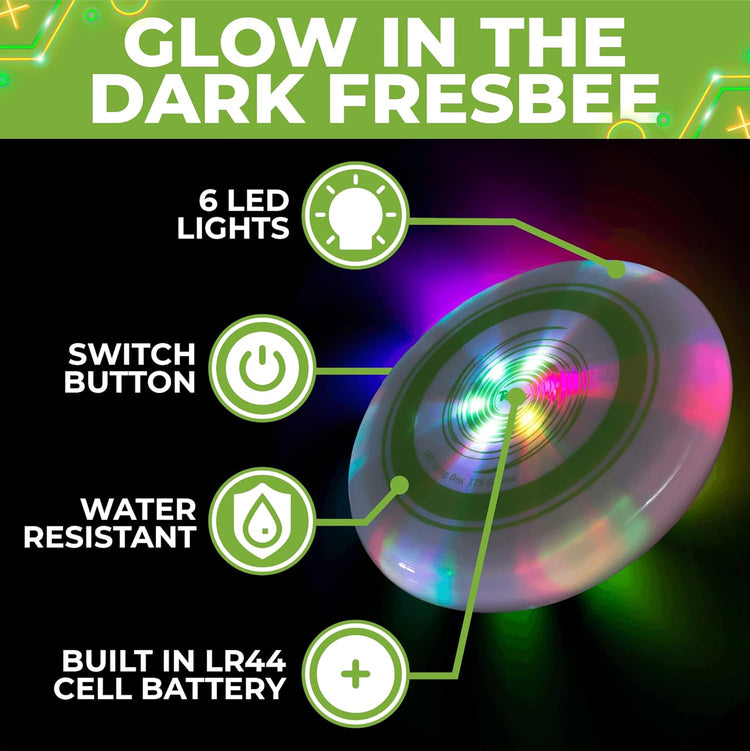 Toysery Light Up Flying Disc