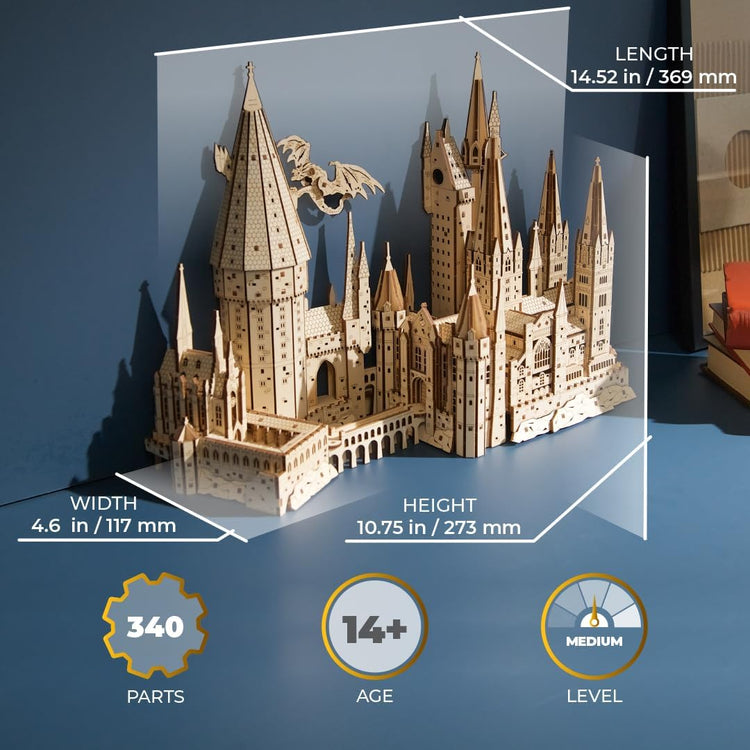 Ugears Harry Potter Hogwarts Castle 3D Wooden Puzzles for Adults