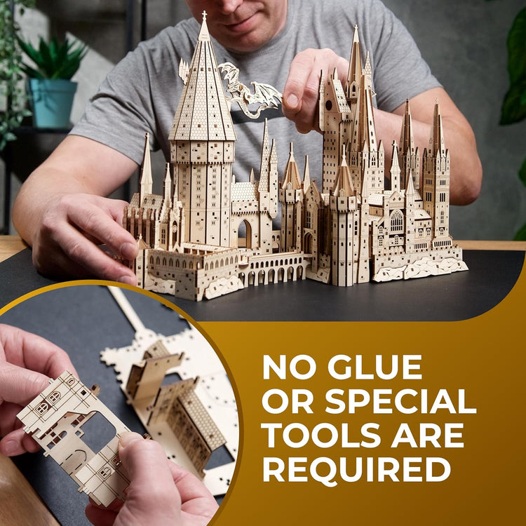 Ugears Harry Potter Hogwarts Castle 3D Wooden Puzzles for Adults