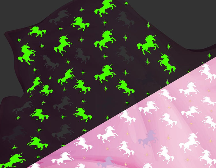 Unicorn Blanket - Glows in the Dark!