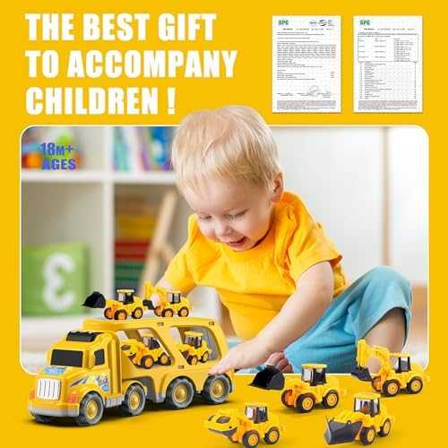 Veslier Construction Carrier Truck Play Set