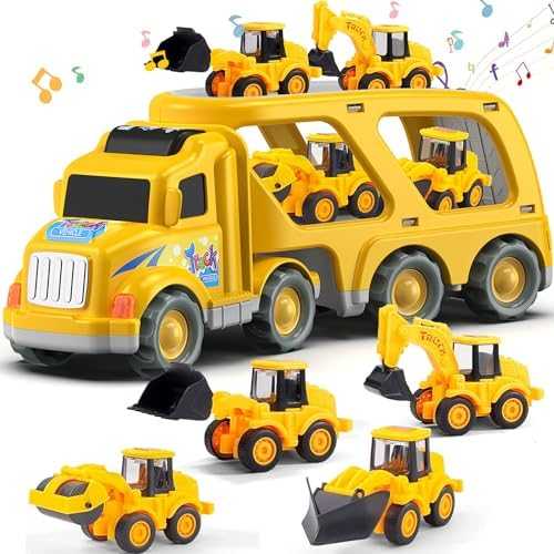 Veslier Construction Carrier Truck Play Set