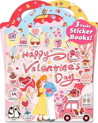 Walenced Reusable Sticker Activity Book