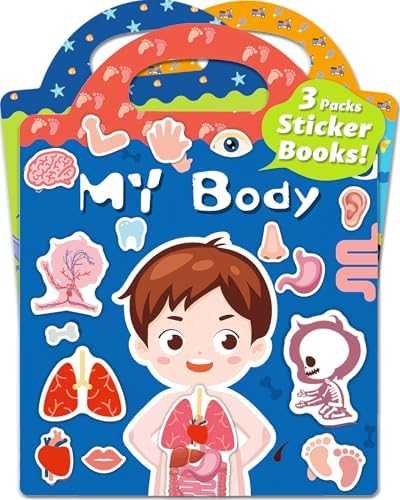 Walenced Reusable Sticker Activity Book