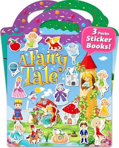Walenced Reusable Sticker Activity Book