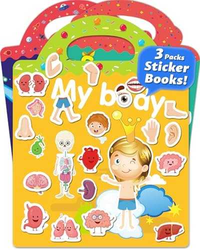 Walenced Reusable Sticker Activity Book