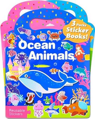 Walenced Reusable Sticker Activity Book