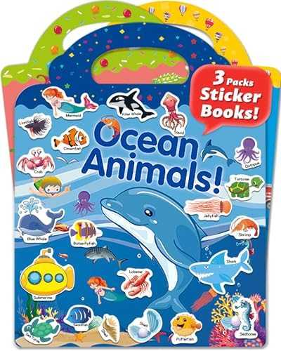 Walenced Reusable Sticker Activity Book