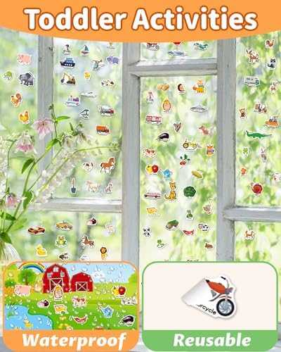 Walenced Reusable Sticker Activity Book