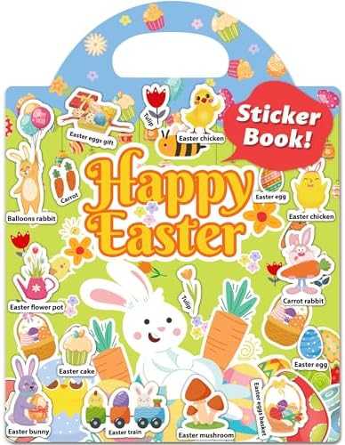Walenced Reusable Sticker Activity Book