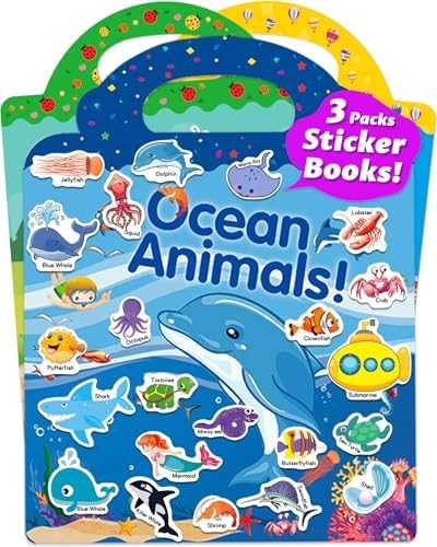 Walenced Reusable Sticker Activity Book