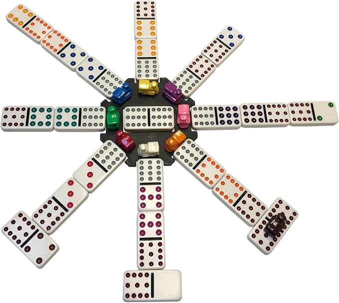 WE Games Mexican Train Dominoes, Double Twelve