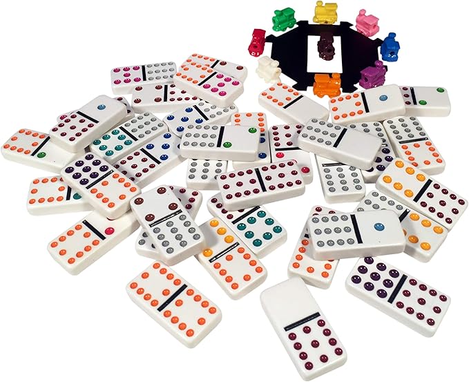 WE Games Mexican Train Dominoes, Double Twelve
