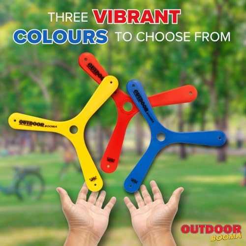 Wicked Outdoor Booma - Tri-Blade Boomerang with Return