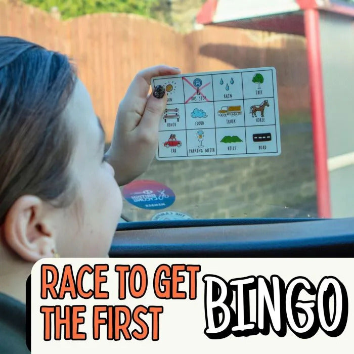 Window Bingo - Spot Road Trip Finds