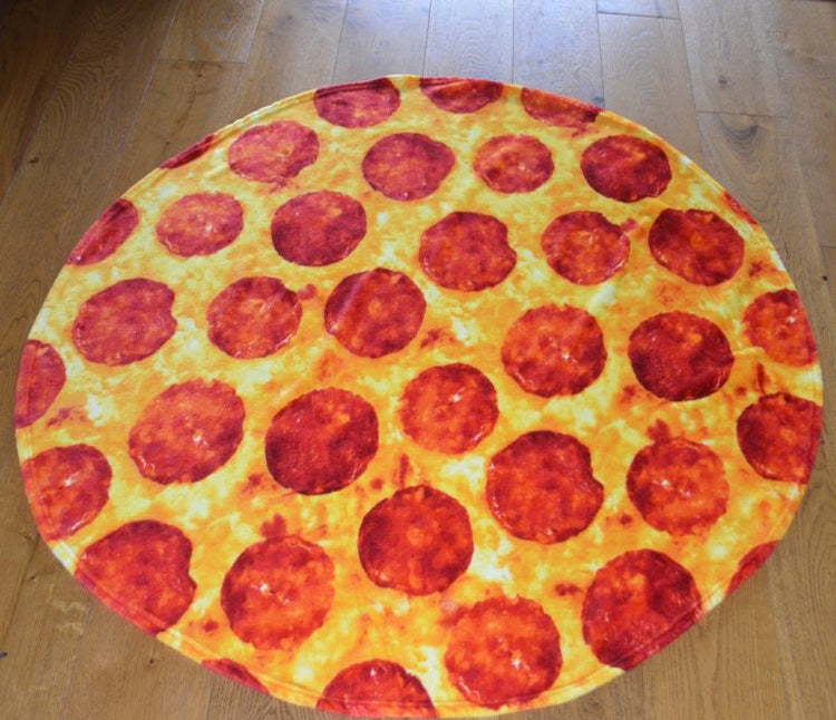 Wrap a Roni Pizza Blanket - Plush Pillow Combo by Buddy & Barney