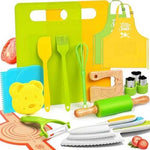 Montessori Kids Cooking Set with Safe Knives (13 pcs)