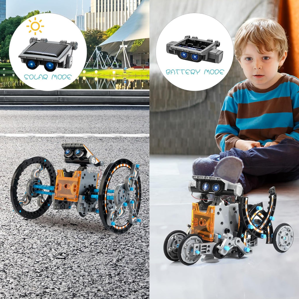14-in-1 Solar Robot Kit for Kids