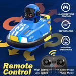 2 Pack Cute Cartoon Remote Control Bumper Car