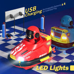 2 Pack Cute Cartoon Remote Control Bumper Car