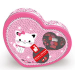 Janod 250 Beads Cat - Wooden Jewelry Kit in Heart Tin Case