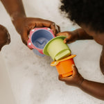 LILLIPUTIENS 3 Floating Bath Cups - Stack, Pour & Splash
