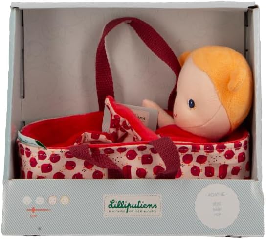 LILLIPUTIENS Agathe Baby Doll & Carrier - Soft Nurture Set
