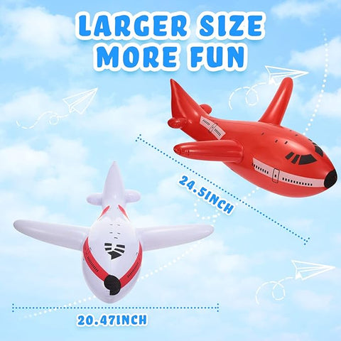 6 Pieces Large Inflatable Airplanes