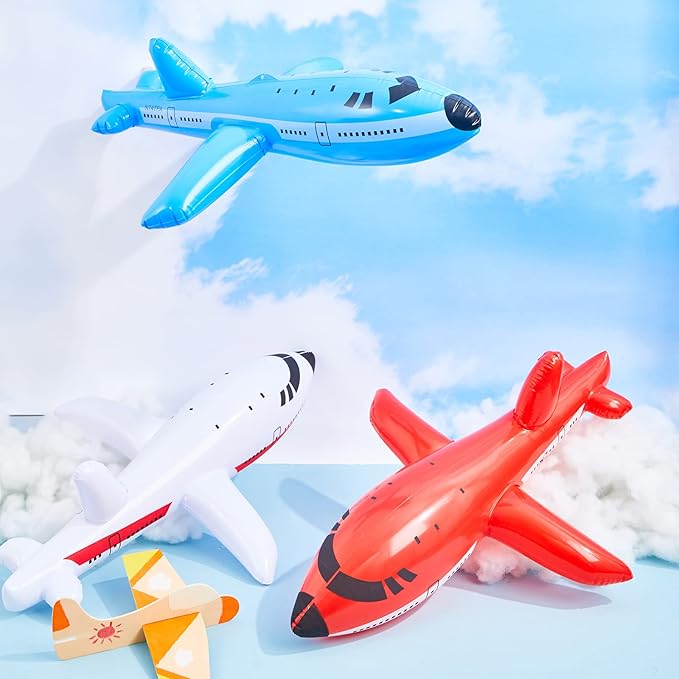 6 Pieces Large Inflatable Airplanes