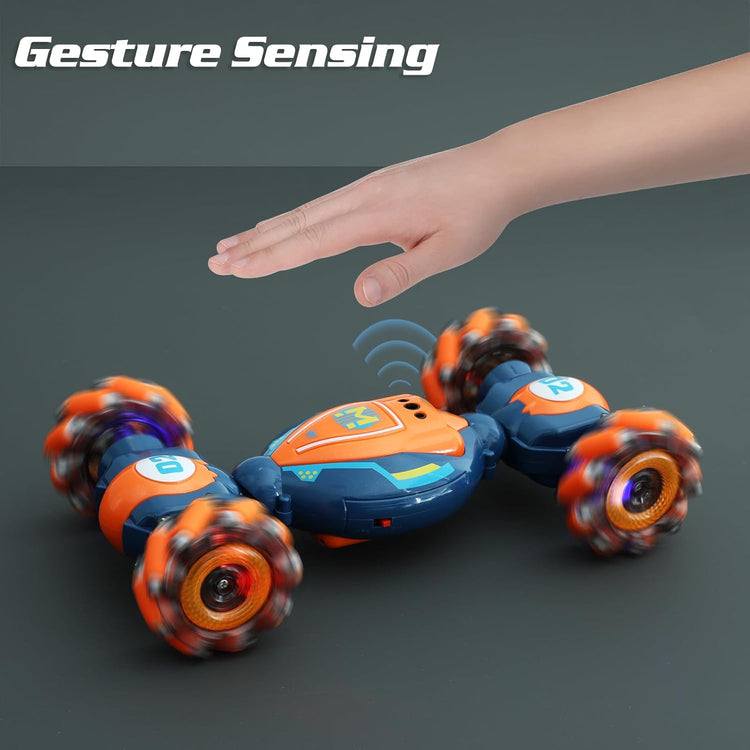 4WD Gesture Sensing RC Stunt Car with Lights & Music
