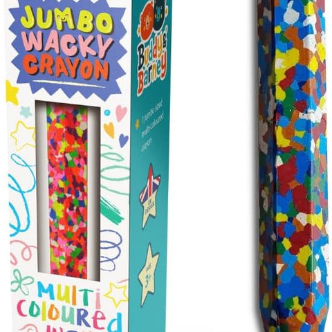 Multi-Colour Wacky Jumbo Crayon - 8 Colors in 1 by Buddy & Barney