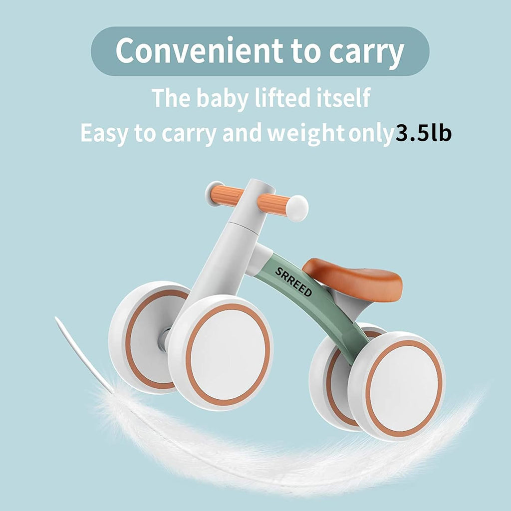 4-Wheel Baby Balance Bike for Toddlers