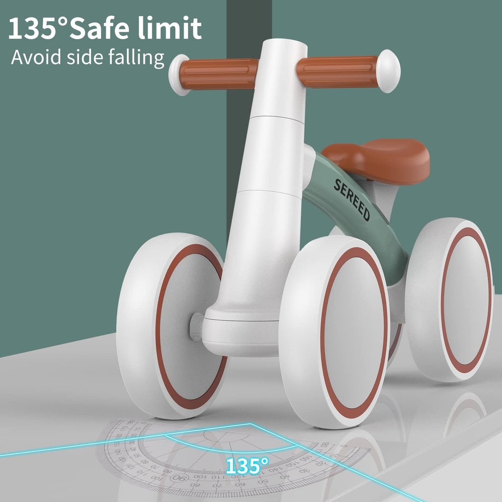 4-Wheel Baby Balance Bike for Toddlers