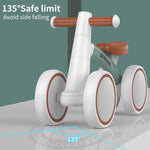 4-Wheel Baby Balance Bike for Toddlers