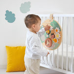 Janod Sweet Cocoon Busy Board - 7 Sensory Activities for Baby