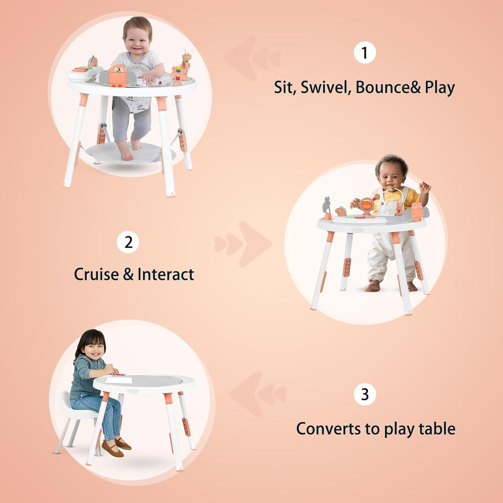 3-in-1 Baby Bounce Activity Center - 5-Stage Grow-with-Me