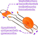 7 Pack Light Up Gyro Wheels Toy Set