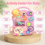 3-in-1 Baby Walker & Activity Center – Early Educational Push Toy with Music Panel