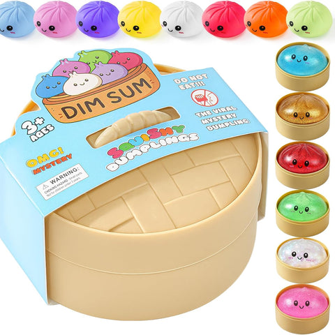 Dumpling Squishy Mystery Box, Random 1 of 14 Colors