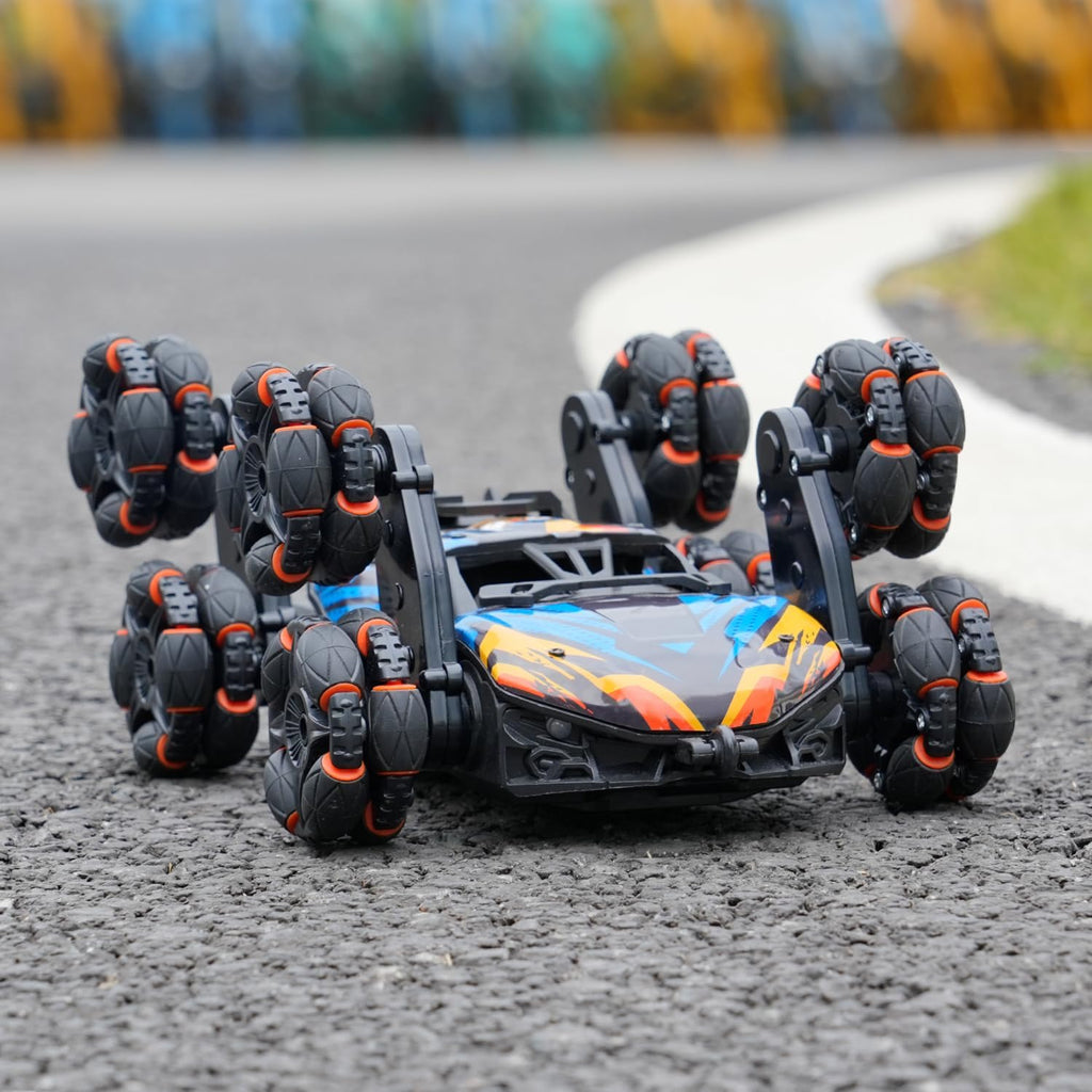 Cool 8 Wheels Hand Controlled RC Stunt Car Toys