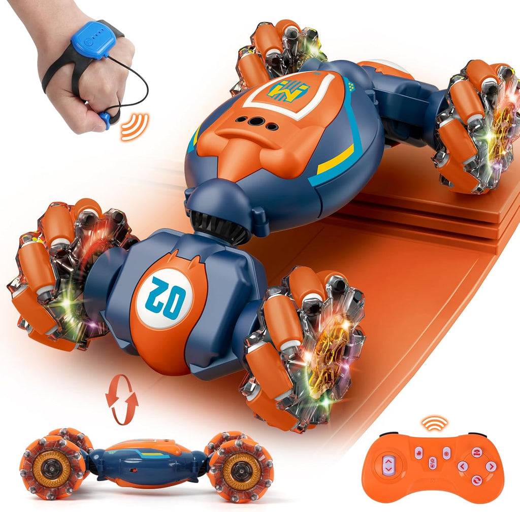 4WD Gesture Sensing RC Stunt Car with Lights & Music